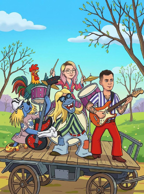 А в рюмочной новые постеры. Мы вот с